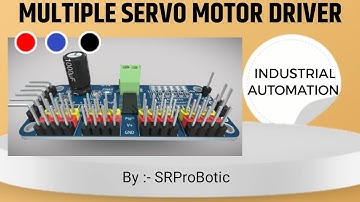 #Multiple #servo_motor  #Driver , #Atmega16 Controller,#avr  ,#PCA9685 Module