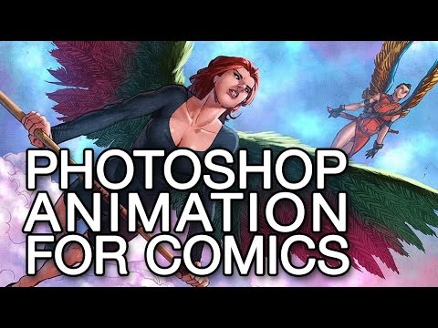 Animation in Photoshop - tutorial for comic book creators part 1