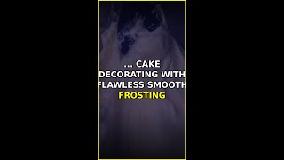 ये चीज़ आपकी ज़िंदगी... Cake decorating with flawless smooth frosting 🔥