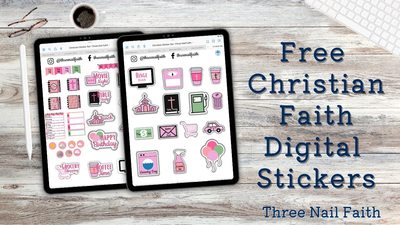 Even If Faith Sticker Sheets, Christian Planner Stickers