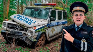 Menghidupkan Kembali Gelandewagen Polisi yang Terbengkalai di Hutan! Kok Bisa Sampai Sana?
