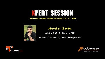 CBSE 10 Maths - Sample Paper Solution 2019 Part 2 - Section C : By Abbyshek Chandra