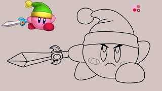 Sword Kirby Speed Art #Kirby #swordkirby