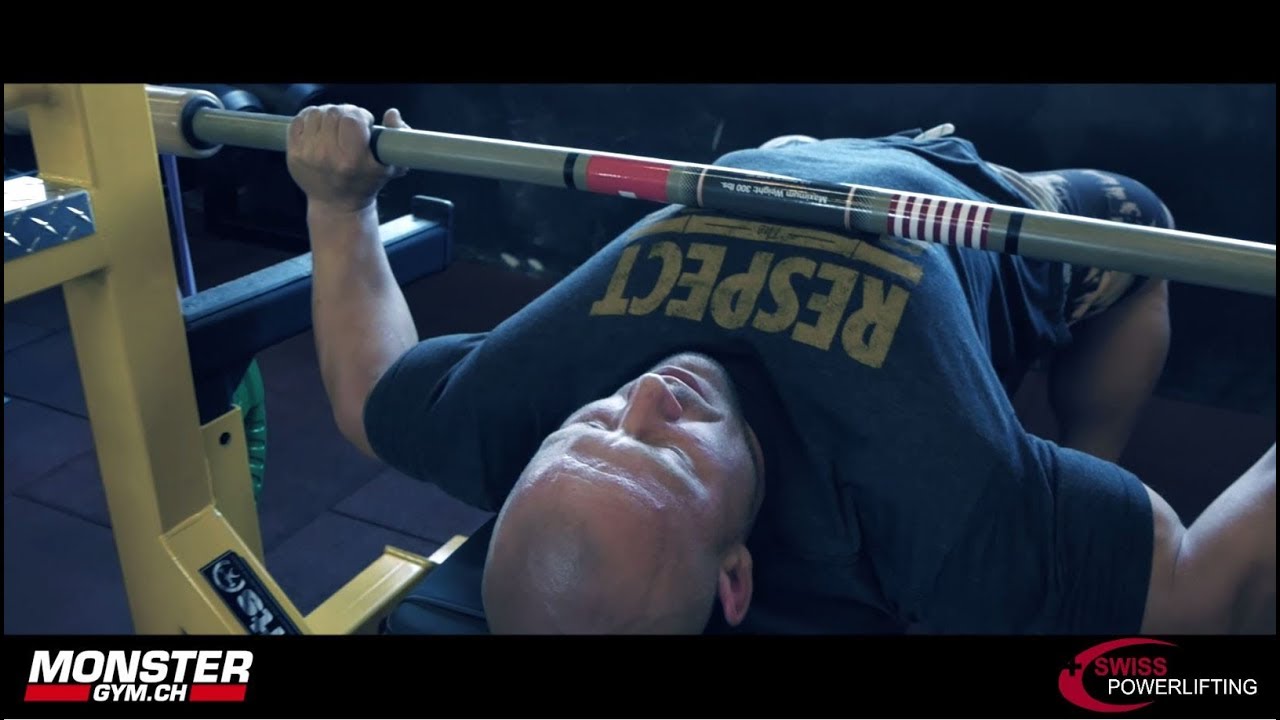 Innovative Systeme für Kraftsportler / Powerlifting Event - Bandbell Earthquake Bar - Monolift