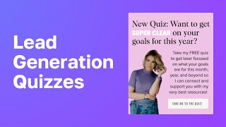 Lead Generation Quizzes That Convert