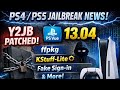 PS4/PS5 Jailbreak News: Y2JB Patched, PSVue, 13.04, ffpkg, Kstuff-Lite, Fake Sign-in &amp; More!