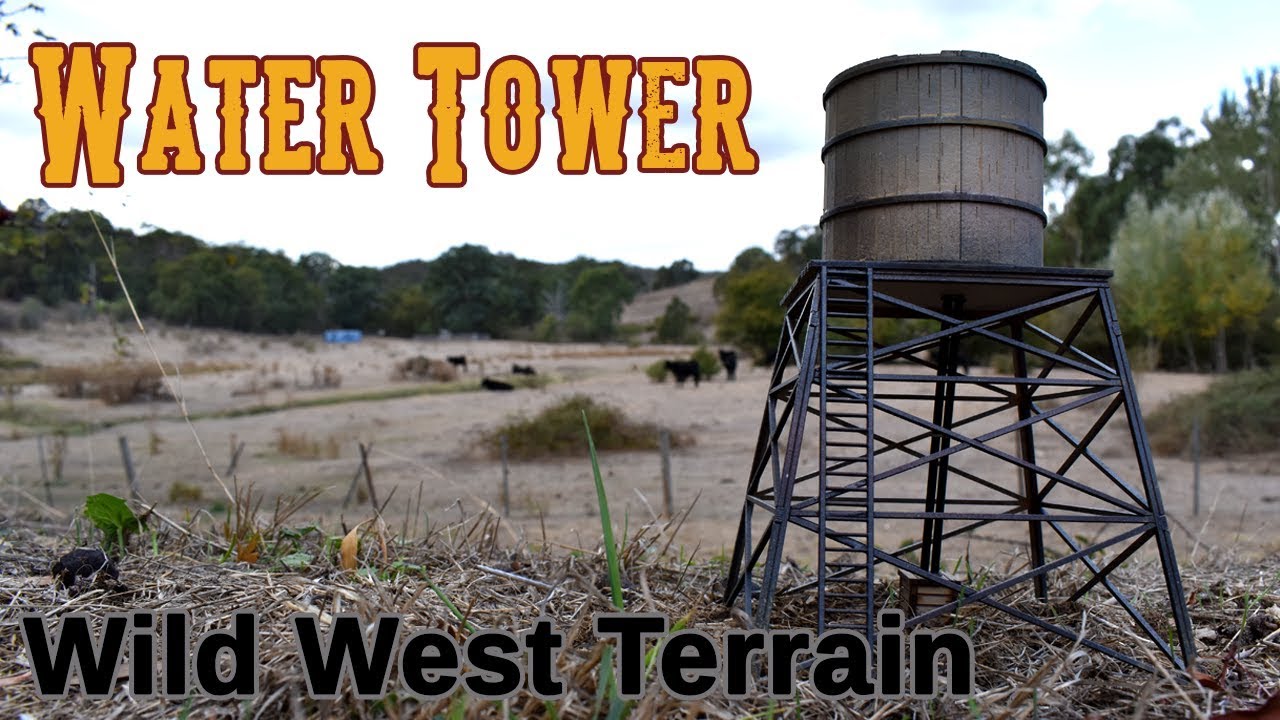 4Ground 28mm Water Tower - Wild West Terrain - YouTube