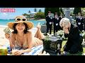 Her ex-husband cries over her ashes, but she took the cash and is sunbathing on the beach!