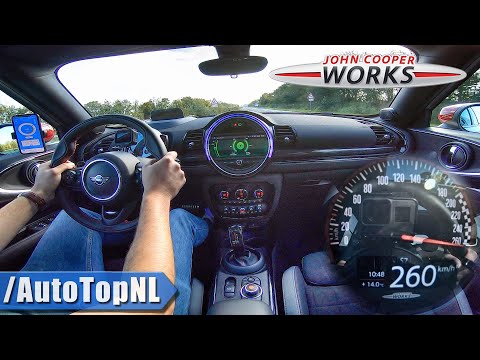 2020 MINI CLUBMAN JCW 306HP | TOP SPEED 260km/h On AUTOBAHN (NO SPEED LIMIT!) By AutoTopNL