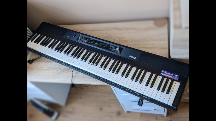 Rockjam 88 Key Digital Piano with full-size half weighted keys, power  supply, note stand, piano decals and piano lessons simply (current version)  : : Musical Instruments