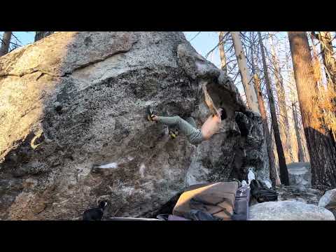 Beta Video for climb Yeti v9, Lake Tahoe