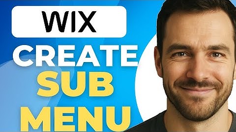 How To Create Sub Menu In Wix