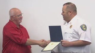Publix employee saves man trapped in car following fiery crash