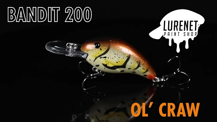 Bandit 200 Ol’ Craw - Lurenet Paint Shop (Custom Painted Lures)