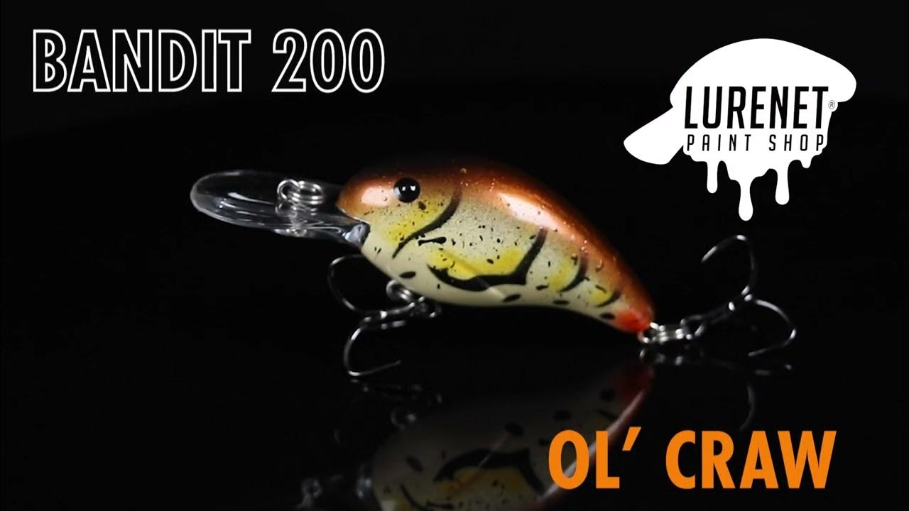 Bandit 200 Ol' Craw - Lurenet Paint Shop (Custom Painted Lures) 