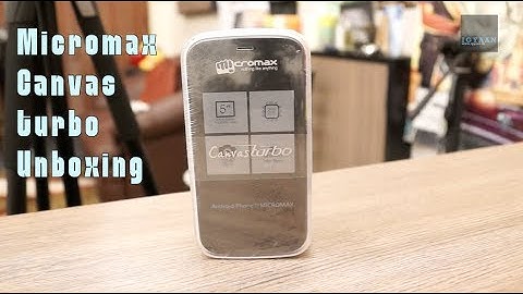 Micromax Canvas Turbo A250 Unboxing Hands on Review Feat Gionee E6 Comparison