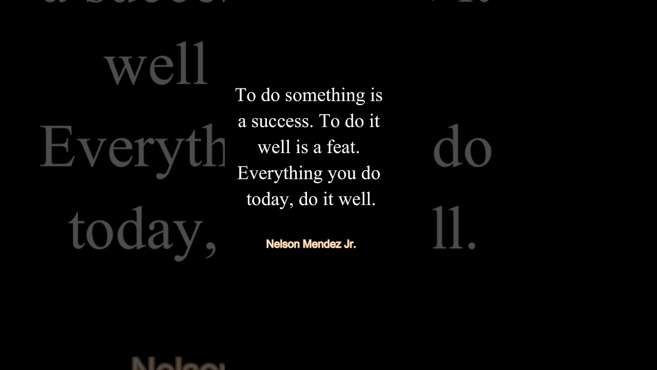 The world respects those who act, not those who wait - Motivational Speech Quotes - 11/4/2023