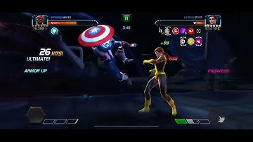 MCOC AW Node 23 Kitty & Node 25 Quicksilver (Cap Sam Wilson and S2099)