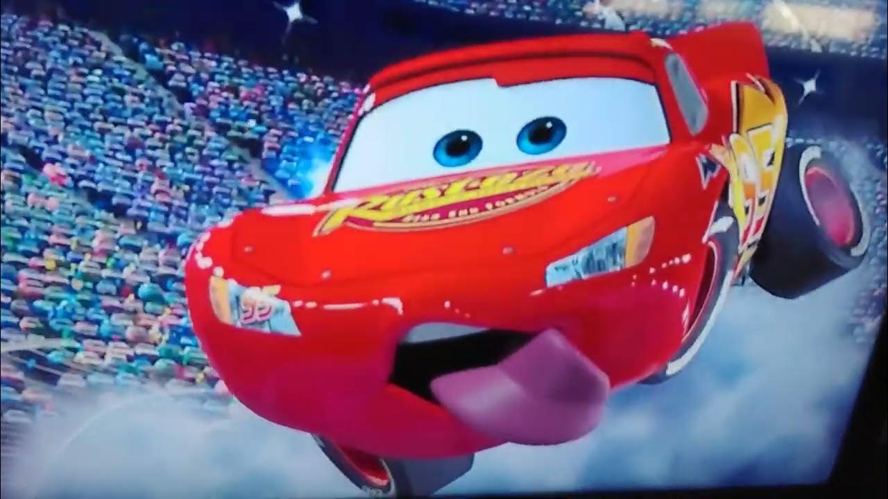 lightning mcqueen jump over the race car YouTube