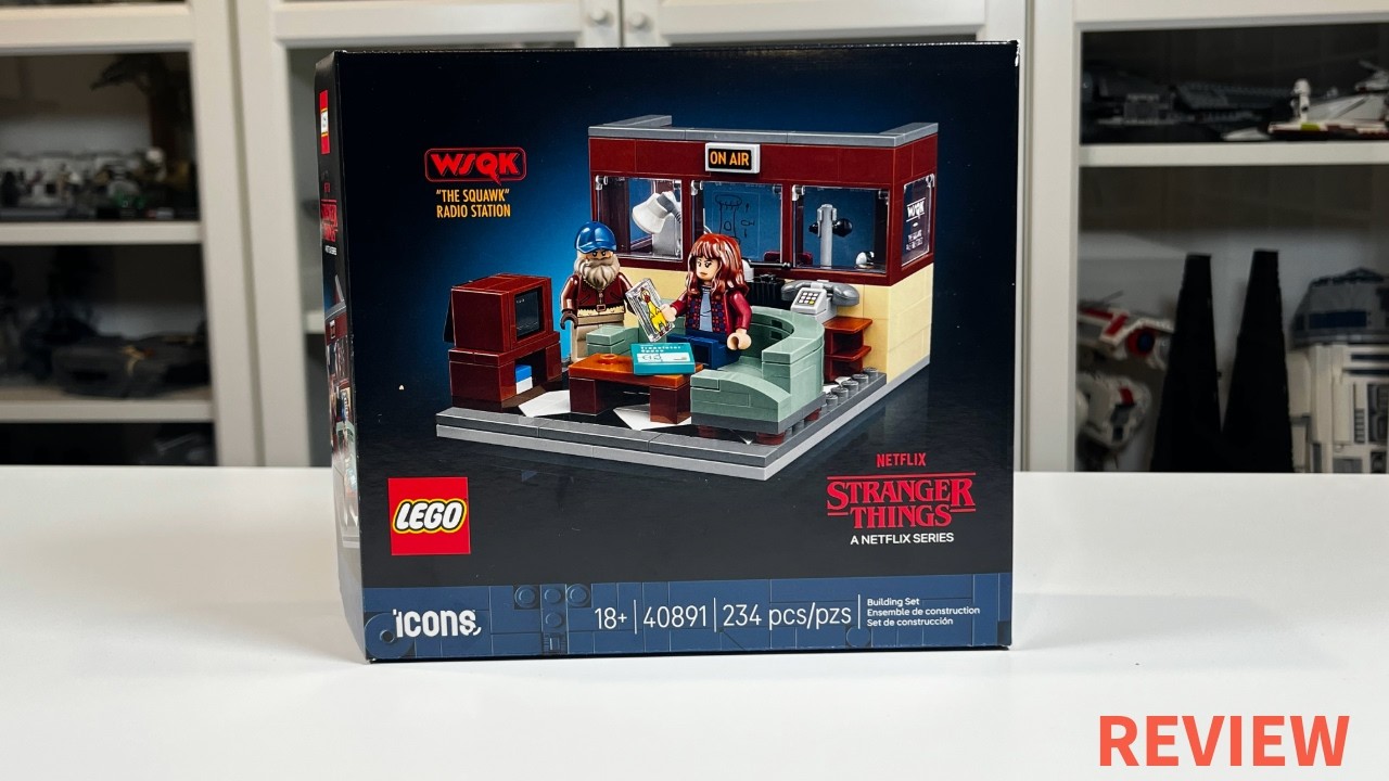 LEGO Stranger Things WSQK Radio Station REVIEW! Set 40891