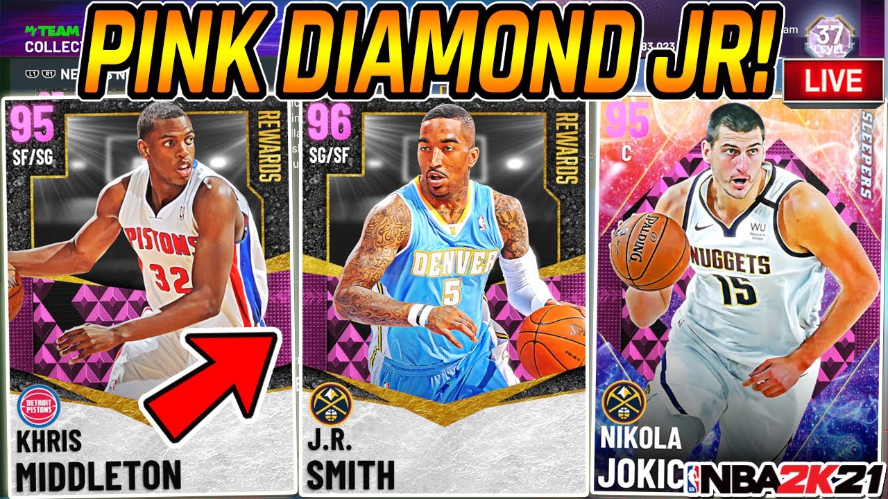 NBA 2K21 MYTEAM PINK DIAMOND JR SMITH! & MORE! - YouTube