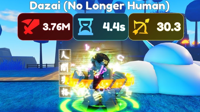 Showcasing New Evolved Dazai No Longer Human Is INSANELY Strong In Anime  Adventures Update 17.5! 