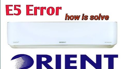 Orient Dc inverter Ac E5 Error solve Urdu/Hindi