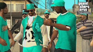 Aztecas vs Ballas Los Sepulcros Gang Mission in GTA San Andreas! (Gang Switch)