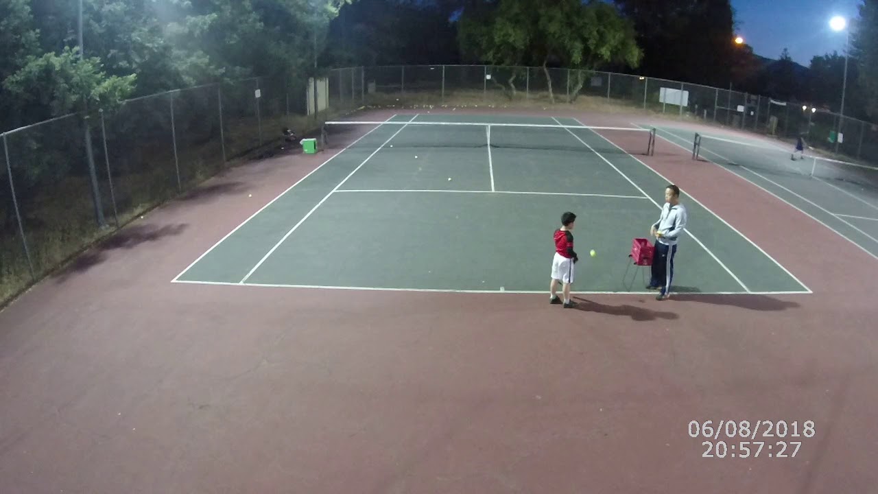 2018 June 8, Alan serve practice - YouTube