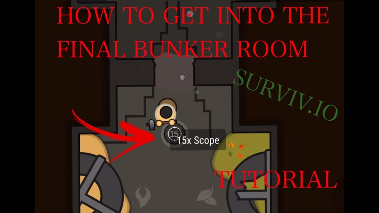 HOW TO GET INTO THE FINAL GREEN HOUSE BUNKER ROOM | SURVIV.IO | EPISODE 3