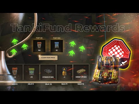 Tanki Online - Tanki Fund rewards and Hornet SP killing montage