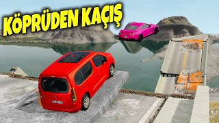 YIKILAN KÖPRÜDE UÇAN ARABALAR // ABSÜRT DENEY // BeamNG.drive // beamng CRASH TEST // Bridge VS CAR