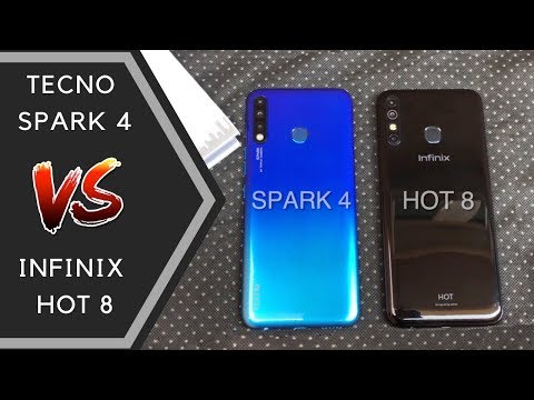 TECNO Spark 4 Vs Infinix Hot 8, Which Should You Buy? - Speed Test and Camera Comparison