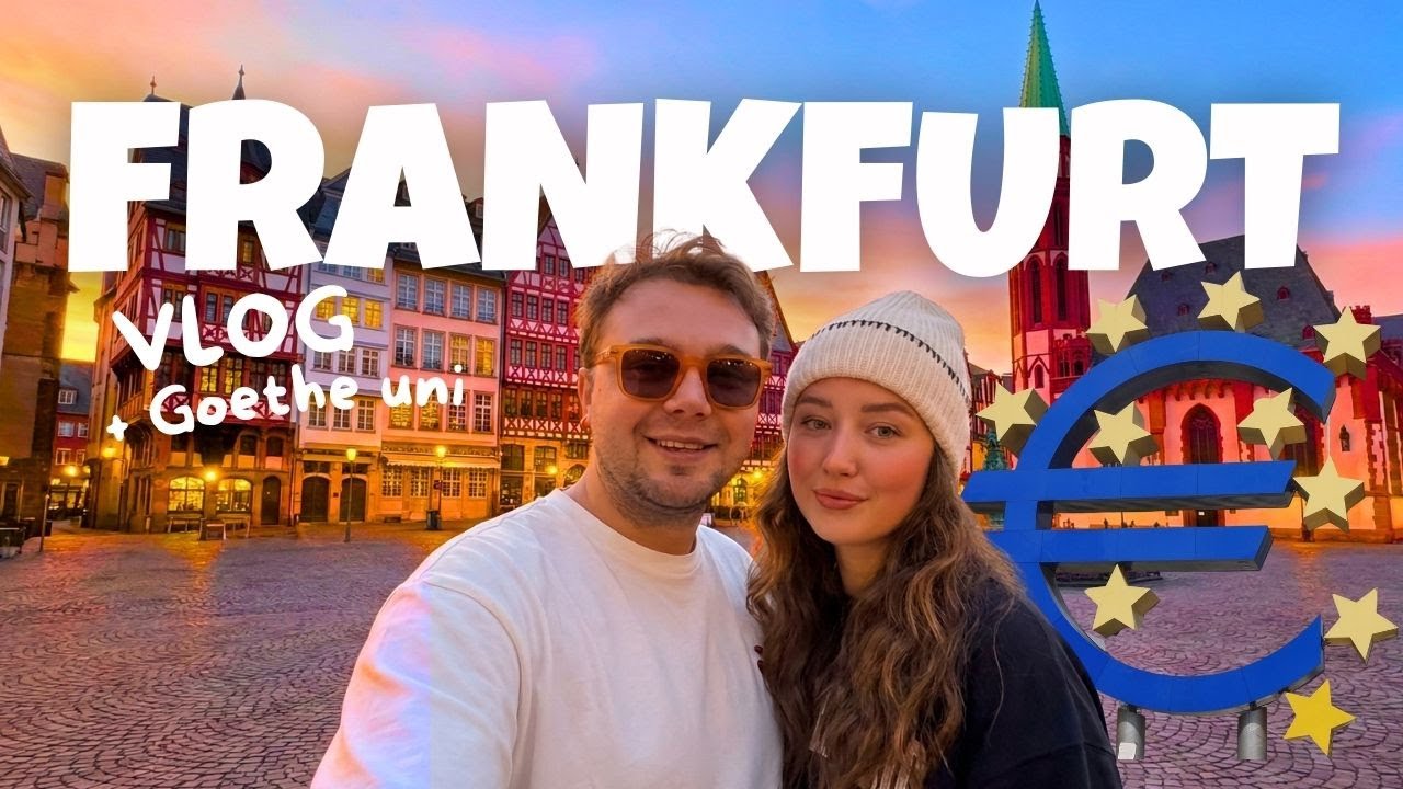 День во Франкфурте, европейском Нью-Йорке! 💶Видеоблог Университета Гёте и города