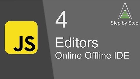 JavaScript Beginners Tutorial 4 | Editors and IDE