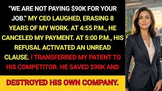 Information The CEO Cut My $90K Bonus at 4:55 P.M.—At 5:00 P.M., I Sold My Patent to His Biggest Rival Guide