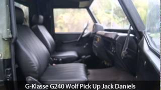 Mercedes-Benz G-Klasse G240 Wolf Pick Up Jack Daniels