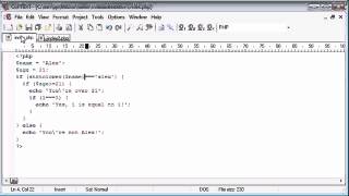 Beginner PHP Tutorial   8   Indentation