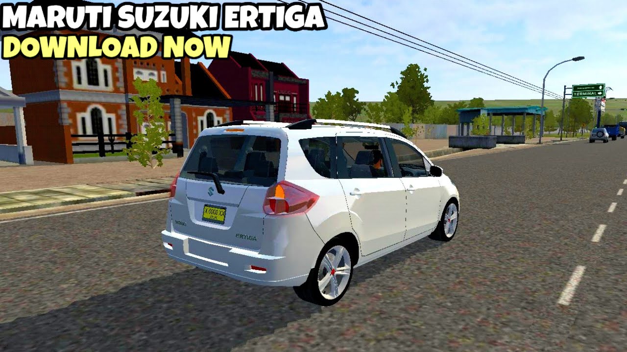 Maruti Suzuki Ertiga Car Mod in Bus Simulator Indonesia Bussid Car