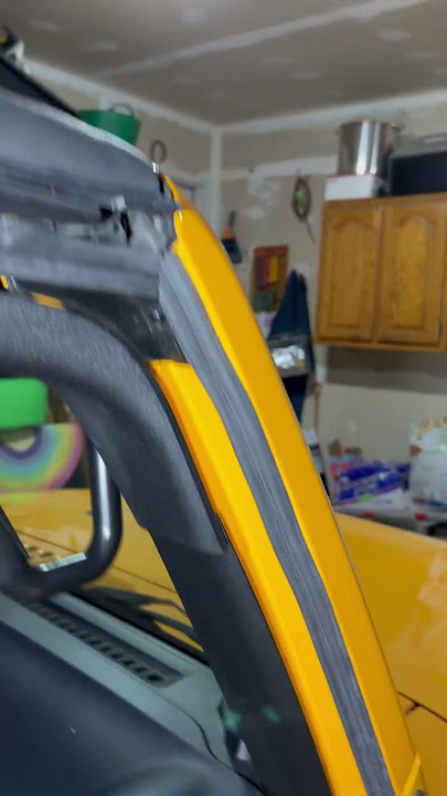 How to fix a leaking Jeep JK door for $11 dollars.