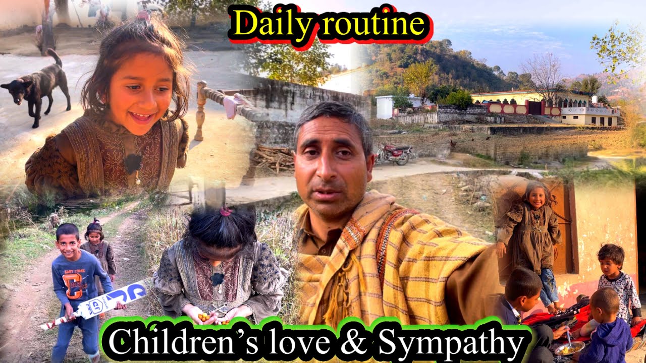 Daily routine children’s love and sympathy 