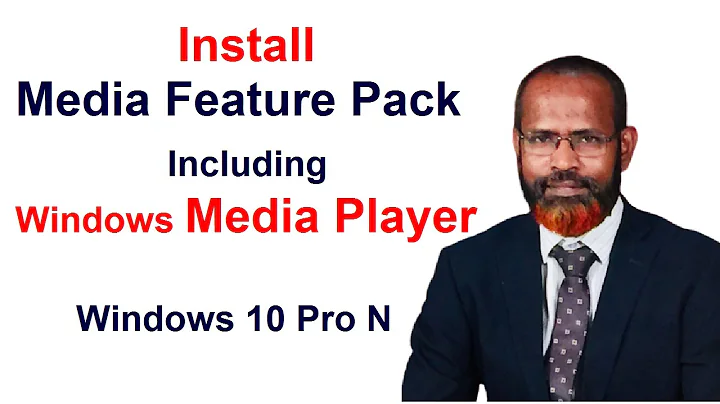 how to install media feature pack in windows 10