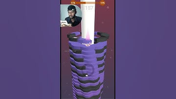 Stack Ball level 174 | Stack Ball Crash Platforms | mind relaxing #youtubeshorts