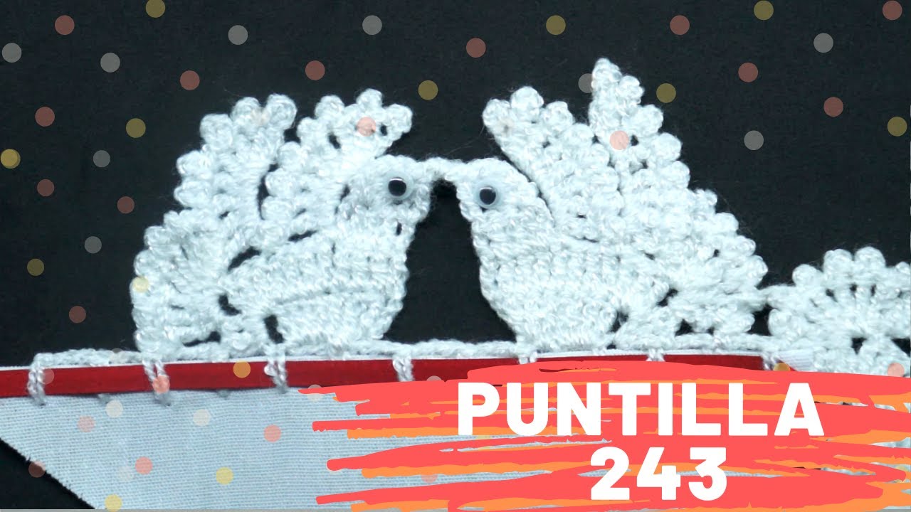 Puntilla 243 | PALOMAS DE BODA | Puntillas Maribel