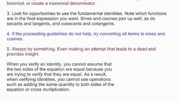 Pcalc Lesson 5 2 Video A verifying identiies intro