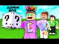 I used Robux to buy ADMIN Block to Ruin Roblox Lucky Block