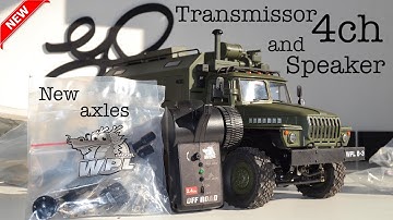 WPL New Products, 4ch transmissor, axles, light control, rim weights...