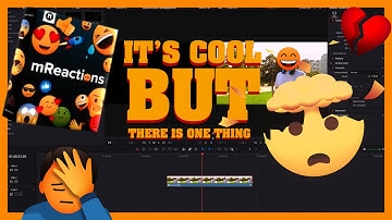 Add Emojis in DaVinci Resolve with mReactions from MOTIONVFX-....BUT there is just one problem