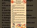 10 lines Essay on Harmful Effects of Junk Food || #food