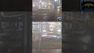 Car goes airborne in Tennessee crash #shorts